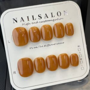 Sunbaked Agate Sally nail and jewel set